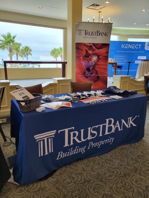 TrustBank booth