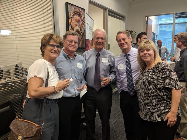 Wine and chocolate with the team!