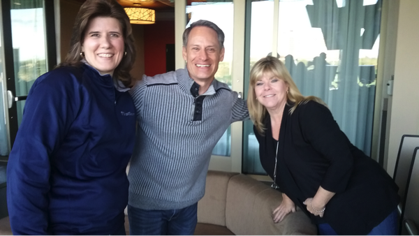 TrustBank team at Topgolf