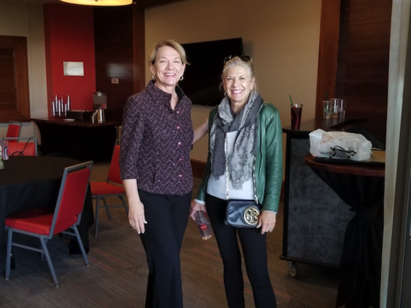 Sandy and Cheryl at Bob Glovitz Retirement Event